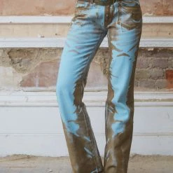 Jaded London Jeans Vaquera Jean In Blue Rust