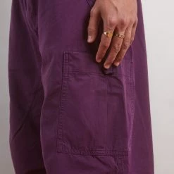 Jaded Man Eden Aubergine Parachute Cargo Pants