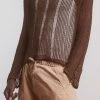 Jaded Man Brown Labyrinth Jumper Knitwear