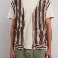 Jaded Man Coats & Jackets Terra Knitted Waistcoat