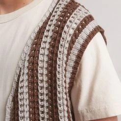 Jaded Man Coats & Jackets Terra Knitted Waistcoat