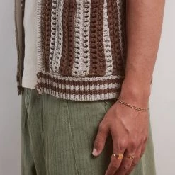 Jaded Man Coats & Jackets Terra Knitted Waistcoat