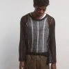 Jaded Man Black Labyrinth Jumper Knitwear