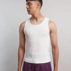 Jaded Man Tees Waffle Vest