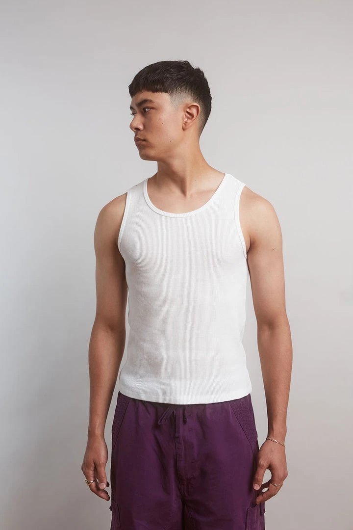 Jaded Man Tees Waffle Vest 1 Jaded Man Tees Waffle Vest