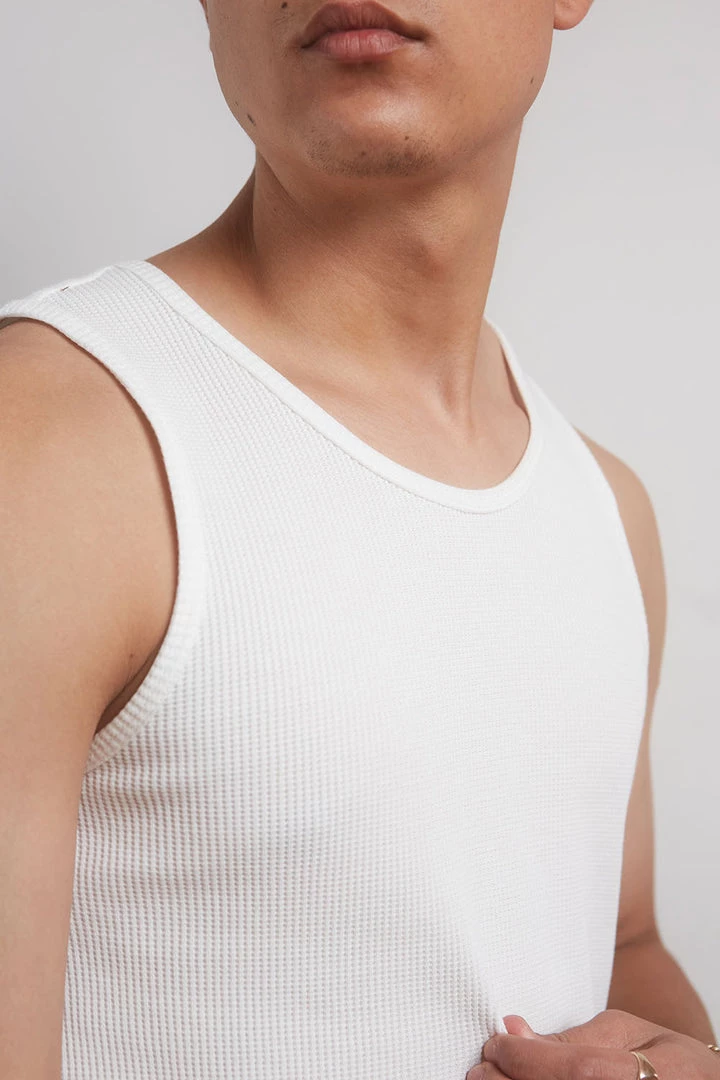 Jaded Man Tees Waffle Vest 2 Jaded Man Tees Waffle Vest