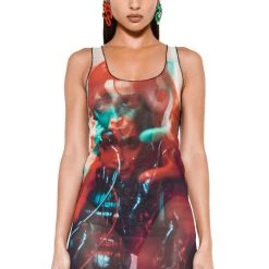 Jaded London Dresses Anaglyph Mesh Dress 11 Jaded London Dresses Anaglyph Mesh Dress