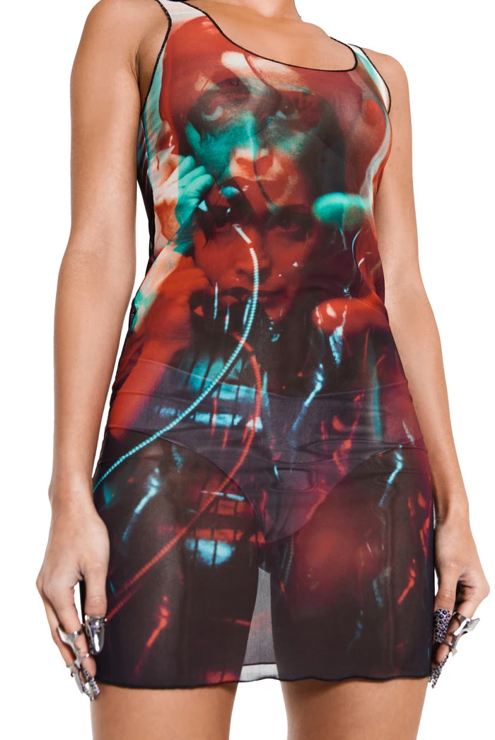 Jaded London Dresses Anaglyph Mesh Dress 5 Jaded London Dresses Anaglyph Mesh Dress