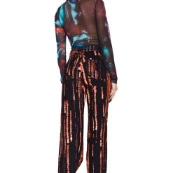 Jaded London Anaglyph Mesh Top Tops