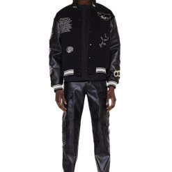 Jaded Man Chaos Varsity Jacket