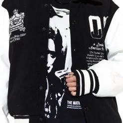 Jaded London Coats & Jackets Black NTRLS Varsity Jacket