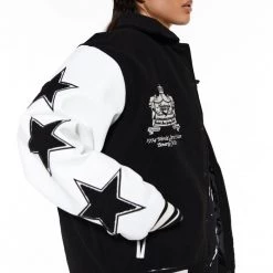 Jaded London Coats & Jackets Black NTRLS Varsity Jacket
