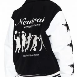 Jaded London Coats & Jackets Black NTRLS Varsity Jacket