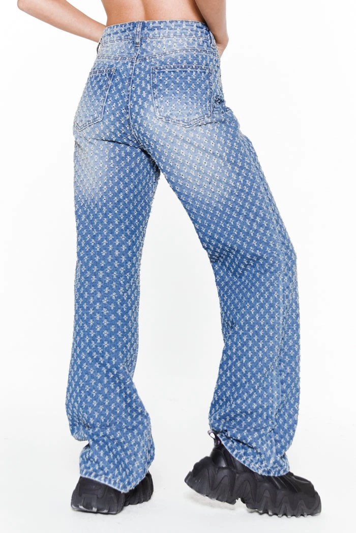 Jaded London Blue Distressed Boyfriend Jeans 2 Jaded London Blue Distressed Boyfriend Jeans