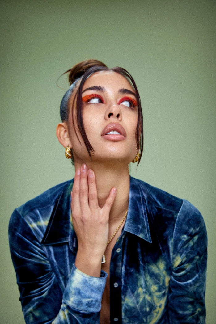 Jaded London Tie Dye Velvet Ruched Shirt Dress 4 Jaded London Tie Dye Velvet Ruched Shirt Dress