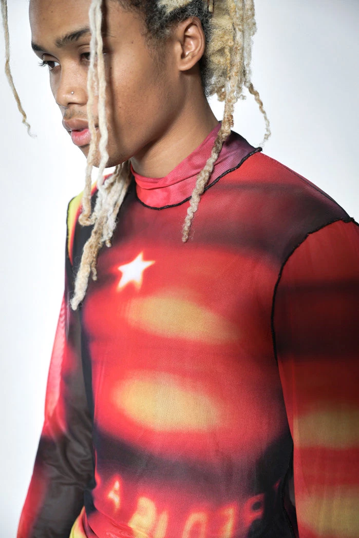 Jaded Man Tees Hatred Mesh Top 4 Jaded Man Tees Hatred Mesh Top