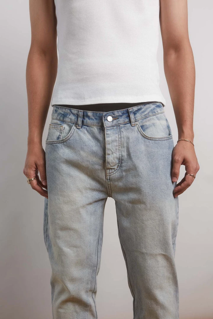 Jaded Man Flared Jean With Inserted Panel 6 Jaded Man Flared Jean With Inserted Panel