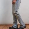 Jaded Man Flared Jean With Inserted Panel