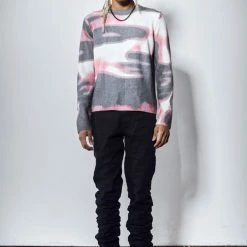 Jaded Man Hoodies & Sweatshirts Distortion Jumper