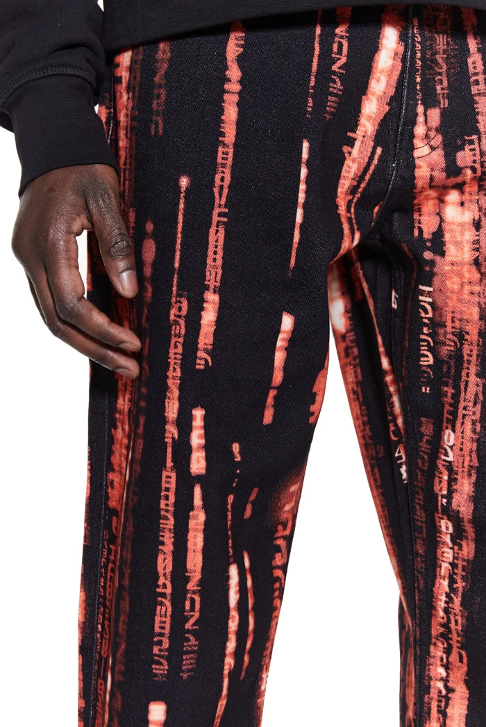 Jaded Man Red Encryption Denim 3 Jaded Man Red Encryption Denim