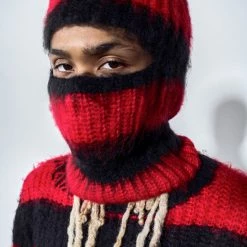 Jaded Man Knitwear Nightmare Balaclava