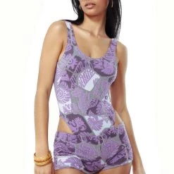 Jaded London Sand Dollar High Leg Swimsuit 9 Jaded London Sand Dollar High Leg Swimsuit