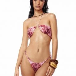 Jaded London Vintage Rose Bikini Bottoms Beach & Swimwear