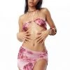Jaded London Beach & Swimwear Vintage Rose Mini Skirt