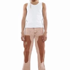 Jaded Man Tan Rodeo Flared Carpenters