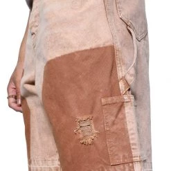 Jaded Man Tan Rodeo Carpenter Shorts