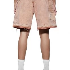 Jaded Man Tan Rodeo Carpenter Shorts