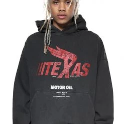 Jaded Man Vintage Black Texas Hoodie Hoodies & Sweatshirts
