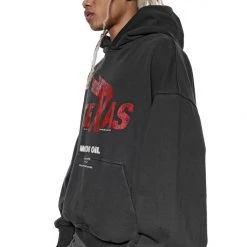 Jaded Man Vintage Black Texas Hoodie Hoodies & Sweatshirts