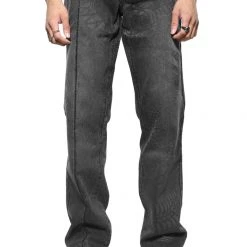 Jaded Man Tyre Print Jeans Denim