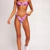 Jaded London Beach & Swimwear Purple & Pink Camo Print Bikini Bottoms