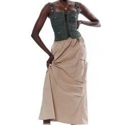 Jaded London Parachute Maxi Skirt Skirts