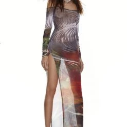 Jaded London Monsoon Maxi Dress