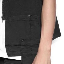 Jaded Man Mechanic Sleeveless Hoodie Hoodies & Sweatshirts