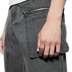 Jaded Man Holster Washed Shorts