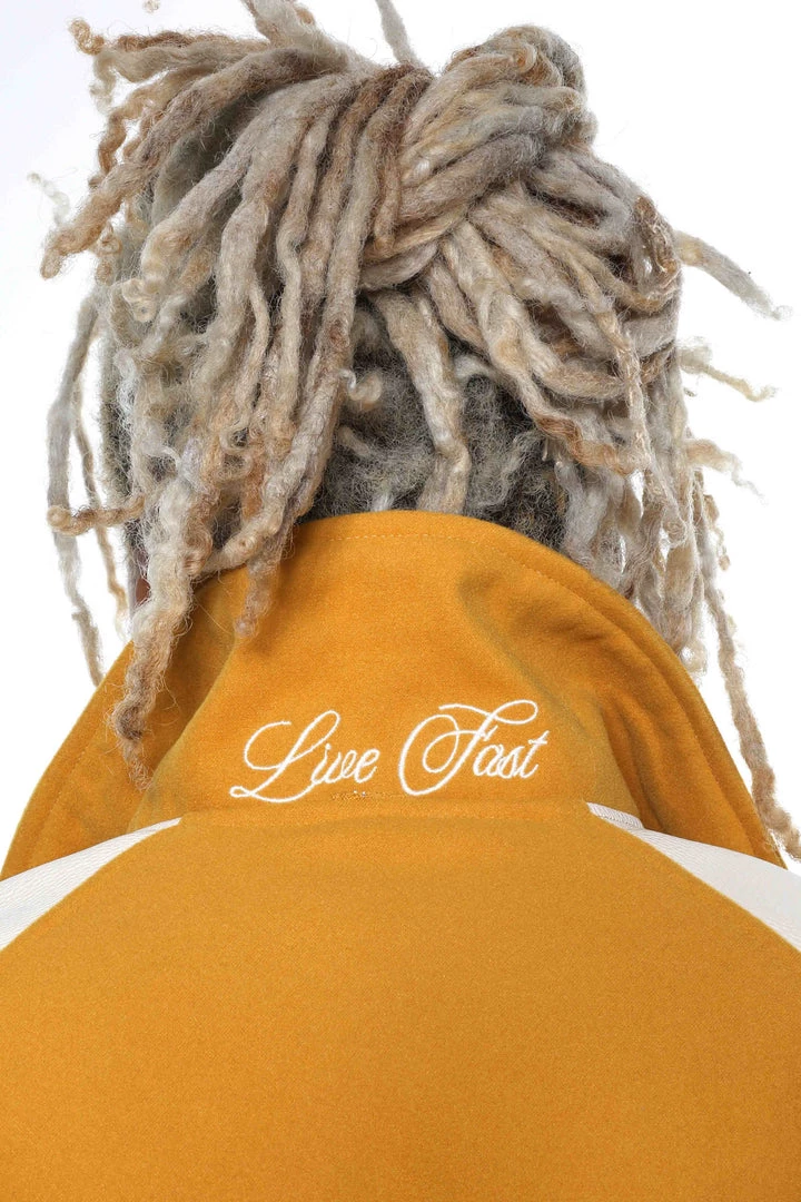 Jaded Man Mustard Rodeo Varsity Jacket Coats & Jackets 4 Jaded Man Mustard Rodeo Varsity Jacket Coats & Jackets