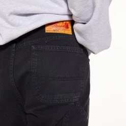 Jaded Man Denim Washed Black Carpenter Jeans In Skate Fit