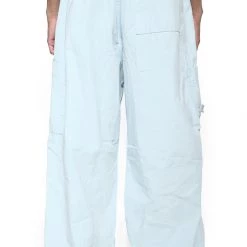 Jaded Man Powder Blue Parachute Cargo Pants Eden