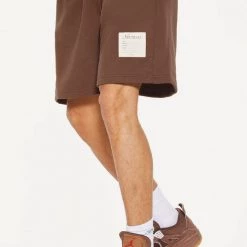 Jaded Man Brown Relaxed Shorts