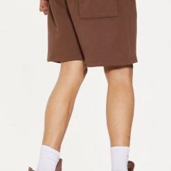 Jaded Man Brown Relaxed Shorts