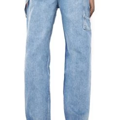 Jaded Man Denim Mid Blue Carpenter Jeans