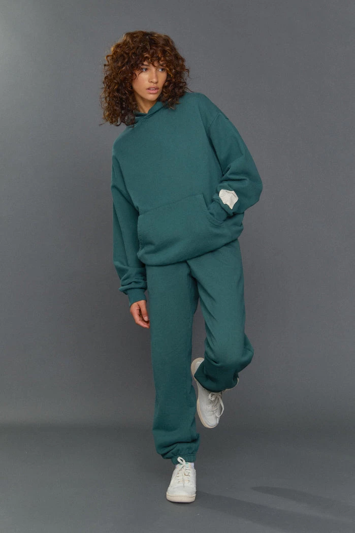 Jaded London NTRLS Dark Green Oversized Hoodie 1 Jaded London NTRLS Dark Green Oversized Hoodie