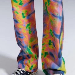 Jaded Man Denim Heatmap Spine Print Jeans