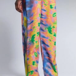 Jaded Man Denim Heatmap Spine Print Jeans