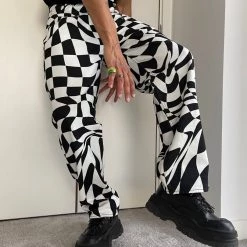 Jaded Man Check Mate Super Relaxed Jeans