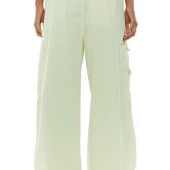 Jaded London Trousers Sage Green Parachute Cargo Pants